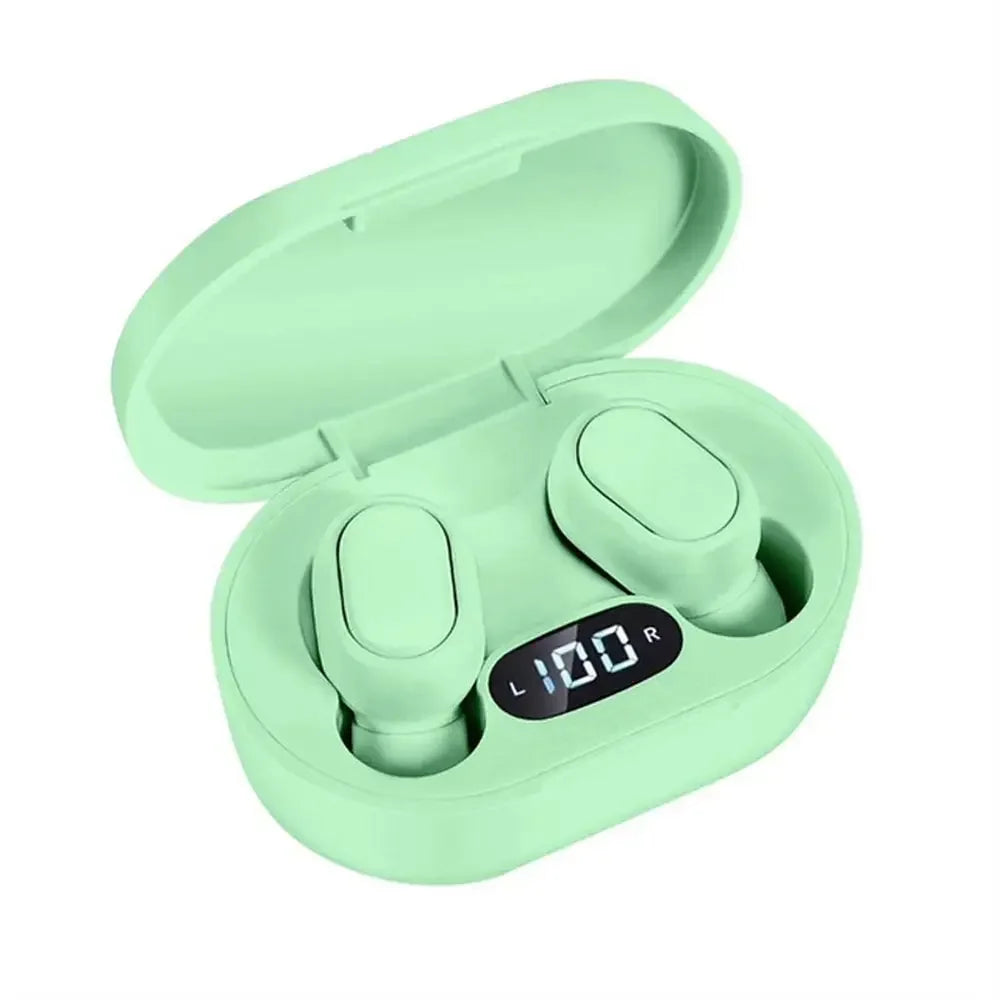 E7S TWS Wireless Headphones Bluetooth Earphone Control Sport Headset Waterproof Microphone Music Earphone Work on All Smartphone